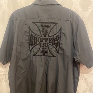 West Coast Choppers Button Down Shop Shirt